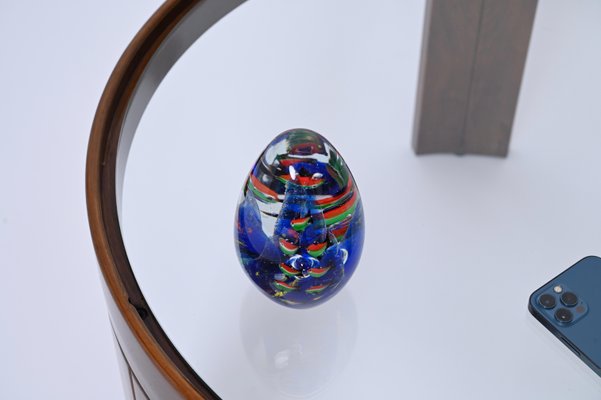 Cenedese Artistic Handmade Egg Aquarium Murano Glass Sculpture, Italy, 1960s-JDR-1725989