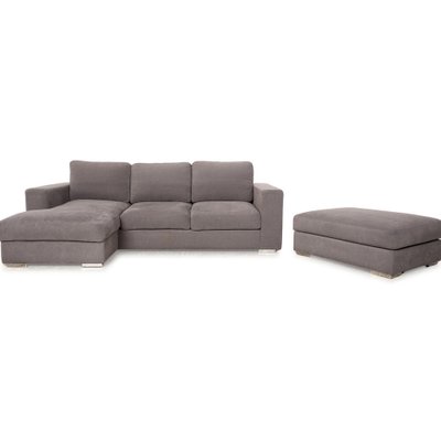 Cenova Fabric Sofa Set in Grey from BoConcept, Set of 2-RQW-2036324