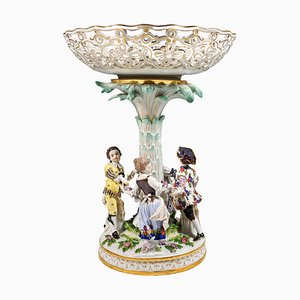 Centerpiece with Dancing Gardener Children by Johann Joachim Kaendler for Meissen, 1860s-EMT-1757308