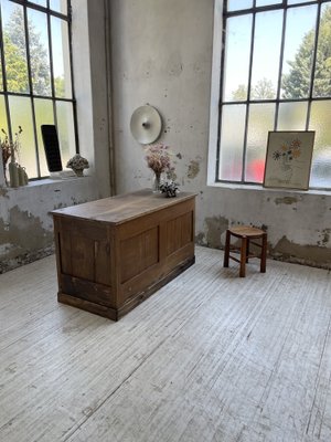 Central Shop Counter or Island in Walnut, 1890s-LCU-1406452