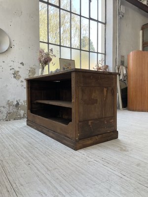 Central Shop Counter or Island in Walnut, 1890s-LCU-1406452