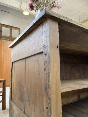 Central Shop Counter or Island in Walnut, 1890s-LCU-1406452