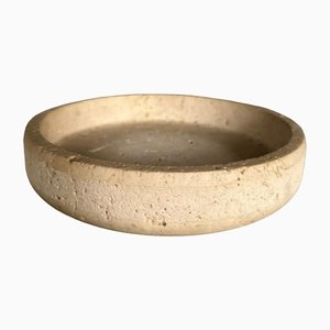 Centro Parento Travertine Marble Bowl by Egidio Di Giusti for Up & Up, 1970-YMJ-1447007