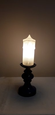 Ceramc Candle Table Lamp, 1970s-HOI-1751722