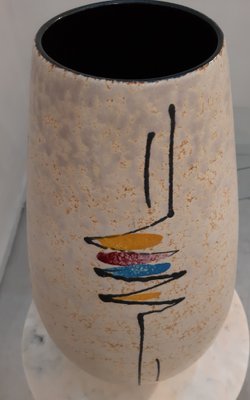 Ceramic Abstract Vase by Leonard Steiger for Übelacker, 1950s-HPX-787247