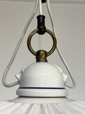 Ceramic and Brass Ceiling Lamp by Aldo Bernardi, Italy, 1990s-YST-1725613