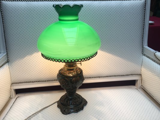 Ceramic and Glass Table Lamp, 1970s-WQQ-685927