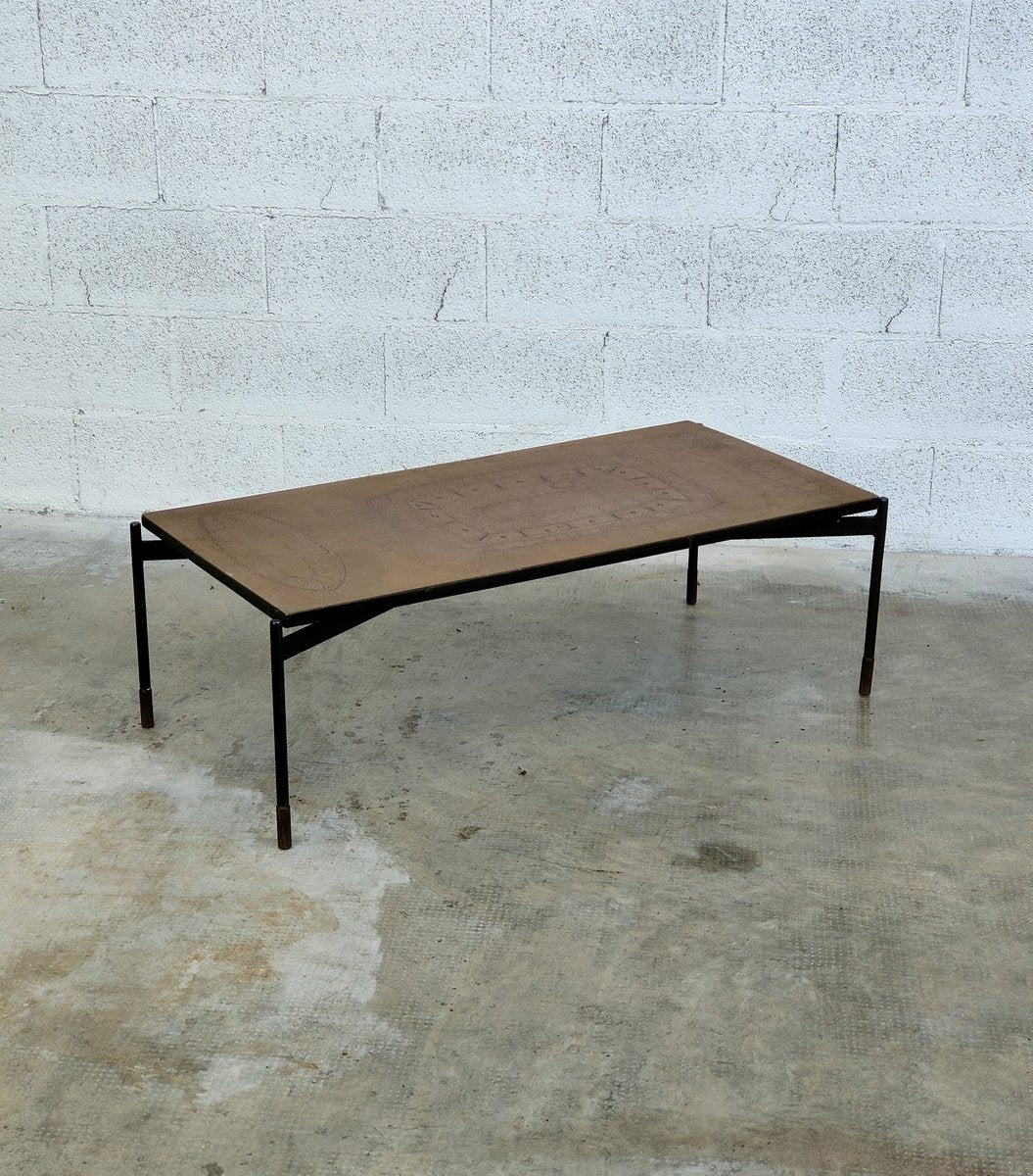 Ceramic and Metal Coffee Table by Stil Keramos, 1960s