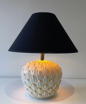 Ceramic Artichoke Lamp-BA-1365421