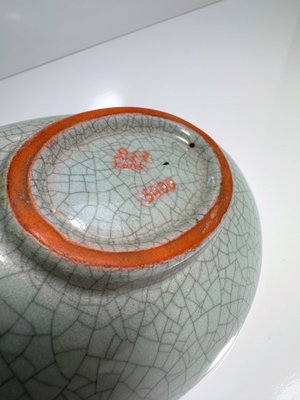 Ceramic Ashtray by Fridegart Glatzle Craquele Technique for Karlsruher Majolika, 1950s-VTK-2019978