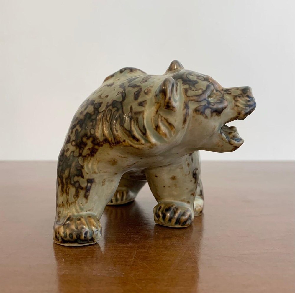 Ceramic Bear by Knud Kyhn, Denmark, 1950s