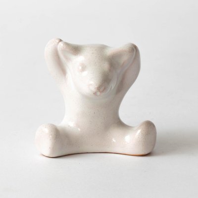 Ceramic Bear Figurine by Gertrud Kudielka for Lauritz Hjorth, 1960s-IXK-1409631