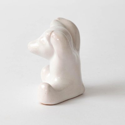 Ceramic Bear Figurine by Gertrud Kudielka for Lauritz Hjorth, 1960s-IXK-1409631