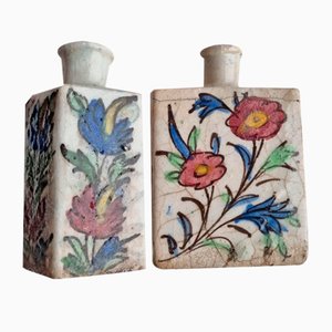 Ceramic Bottles, Iznik, Turkey, 18th Century, Set of 2-GSF-1816871