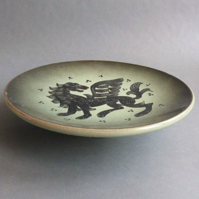 Ceramic bowl by Heinkel for Karlsruher Majolika, 1940s-WK-776513