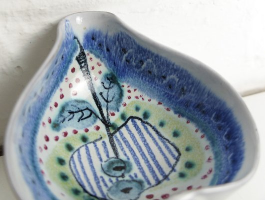 Ceramic Bowl by Jane Wahlstedt & Nils Larsson for Janikeramik, Sweden, 1950s or 1960s-ZM-1065331