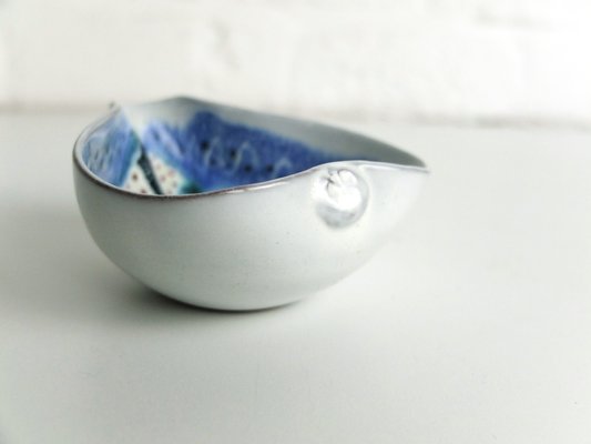 Ceramic Bowl by Jane Wahlstedt & Nils Larsson for Janikeramik, Sweden, 1950s or 1960s-ZM-1065331