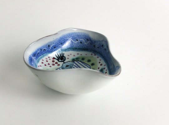 Ceramic Bowl by Jane Wahlstedt & Nils Larsson for Janikeramik, Sweden, 1950s or 1960s-ZM-1065331