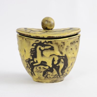 Ceramic Box by Gustav Spörri, 1950s-IXK-994549