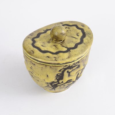 Ceramic Box by Gustav Spörri, 1950s-IXK-994549