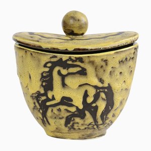 Ceramic Box by Gustav Spörri, 1950s-IXK-994549