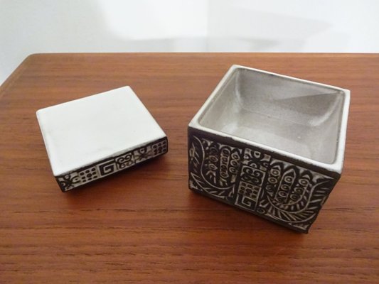 Ceramic Box with Lid from Ceramano, 1960s-RDW-594498