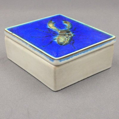 Ceramic Box with Lid from Karlsruhe Majolika Von Fuchs, 1965-WK-1345358