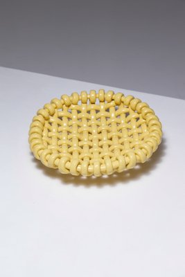 Ceramic Braided Cup by Jérôme Massier for Vallauris, 1950s-QAC-2043132