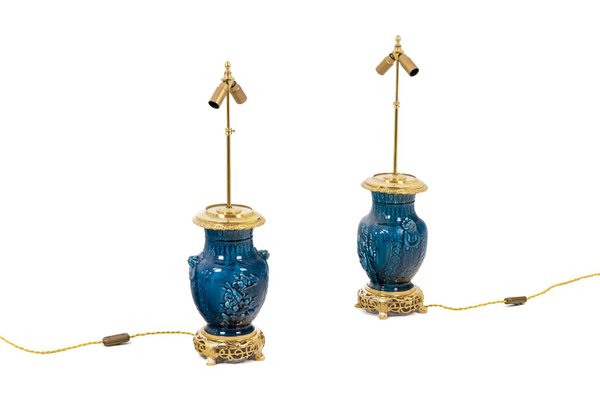 Ceramic & Bronze Table Lamps, 1880-CEJ-1216313