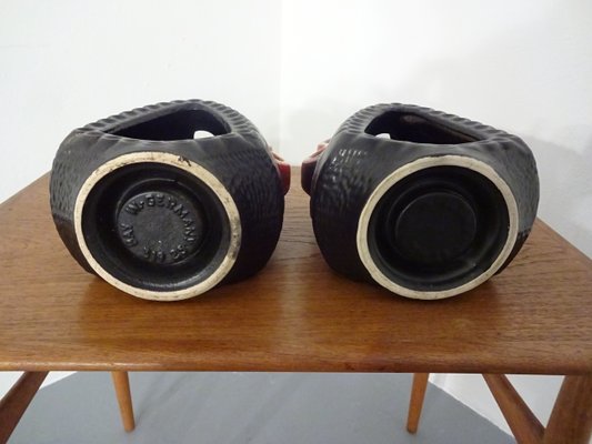 Ceramic Candle Holders from Bay Keramik, 1970s, Set of 2-RDW-569223