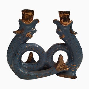 Ceramic Candleholder from Albisola, 1950s-RAQ-582913