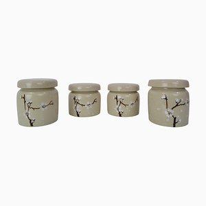 Ceramic Cans attributed to Ditmar Urbach, 1930s, Set of 4-TZ-1448503