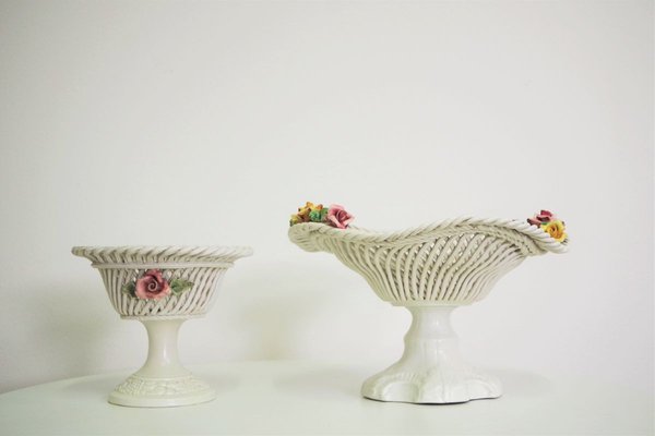 Ceramic Centerpiece Bowl, 1960s, Set of 2-KNM-910356