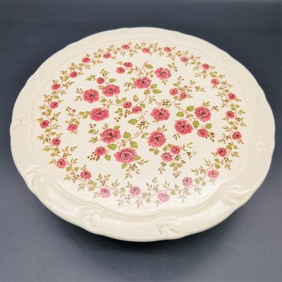 Ceramic Ceramic Cake Plate with Stand, 1920s-WK-1739896