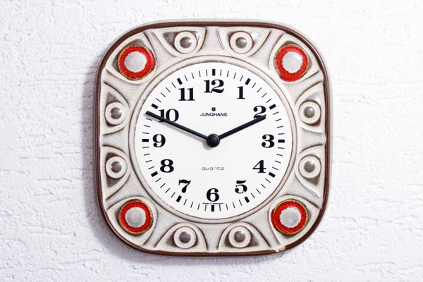 Ceramic Clock from Junghans, 1960s-BQF-1398424