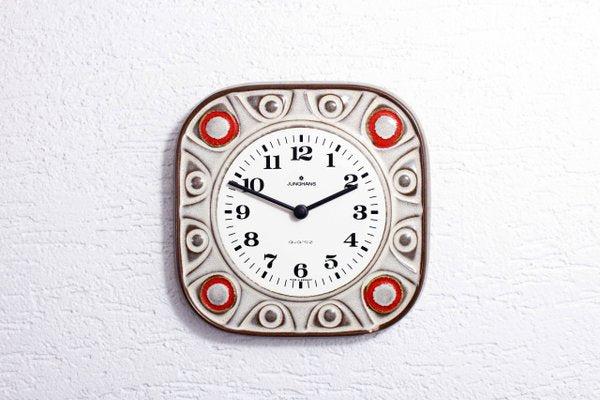 Ceramic Clock from Junghans, 1960s-BQF-1398424