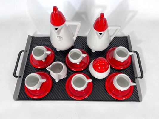 Ceramic Coffee Set by MAS Italy, 1980s, Set of 11-OT-1435899