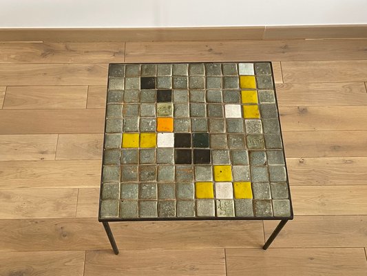 Ceramic Coffee Table by Les 2 Potiers, 1960s-OTV-1077178