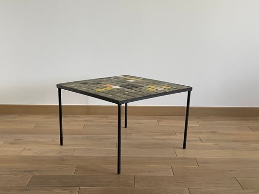 Ceramic Coffee Table by Les 2 Potiers, 1960s-OTV-1077178