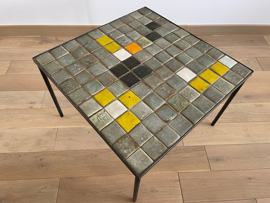 Ceramic Coffee Table by Les 2 Potiers, 1960s-OTV-1077178