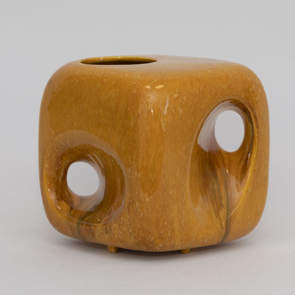 Ceramic Cube Vase from Bertoncello Ceramiche, 1960s