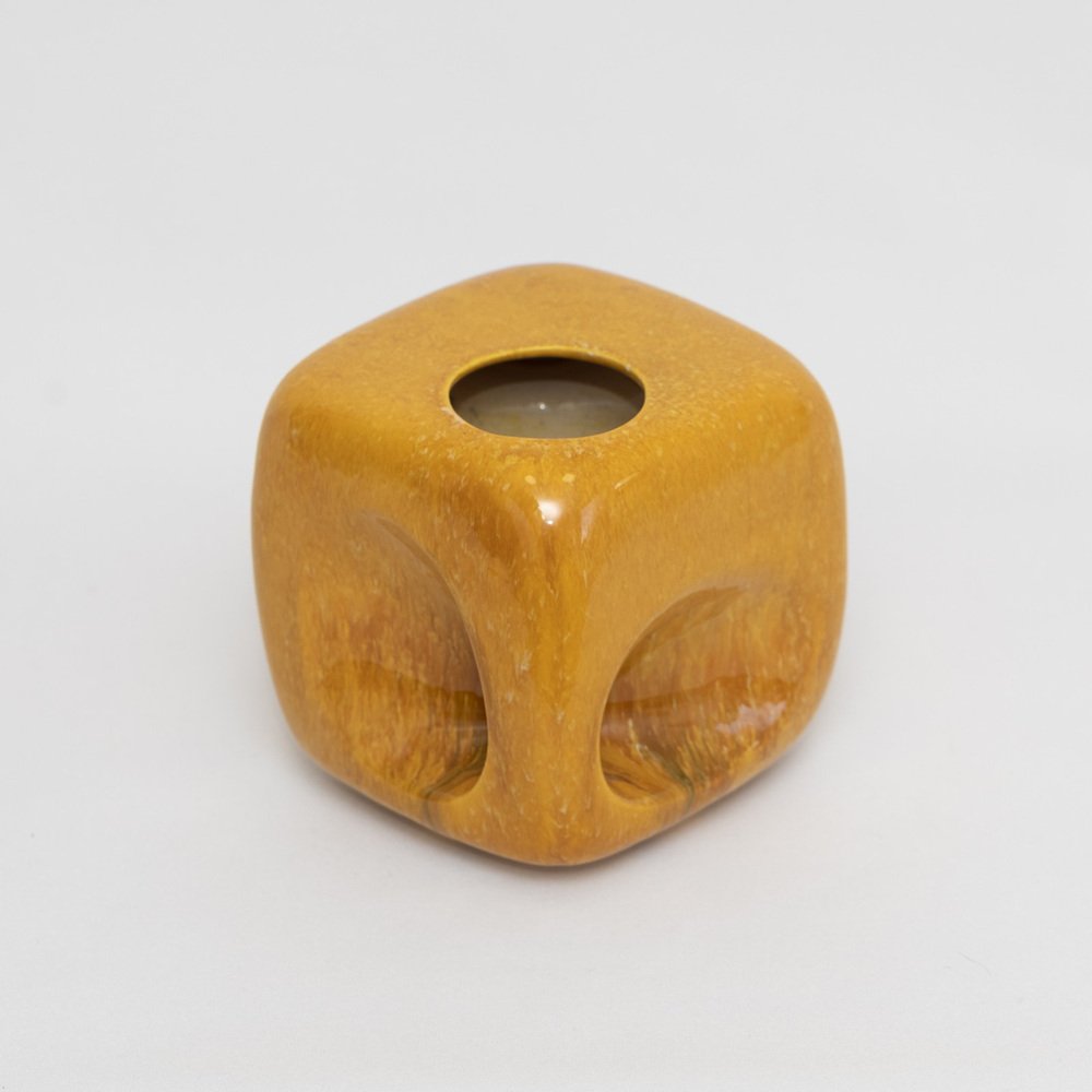 Ceramic Cube Vase from Bertoncello Ceramiche, 1960s