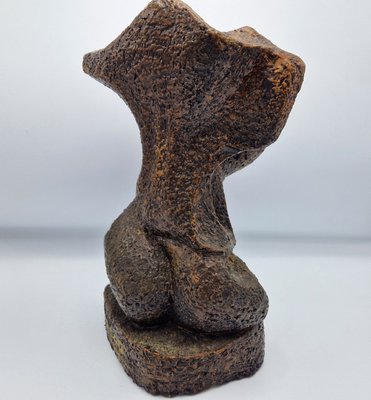 Ceramic Cubist Female Nude Sculpture, 1970s-ZTS-2036101