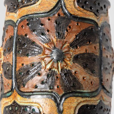 Ceramic Cylinder Pendant Light, Denmark, 1970s-VDW-1736494