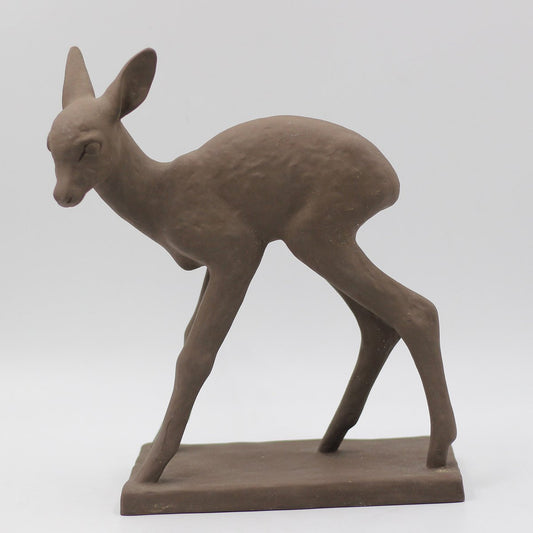 Ceramic Deer by Else Bach for Karlsruhe Majolika, 1960s