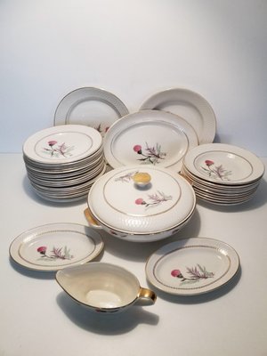 Ceramic Dinner Set from Manufacture d'Orchies, 1950s, Set of 37-EHL-621150