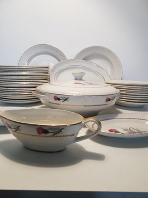 Ceramic Dinner Set from Manufacture d'Orchies, 1950s, Set of 37-EHL-621150