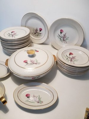 Ceramic Dinner Set from Manufacture d'Orchies, 1950s, Set of 37-EHL-621150