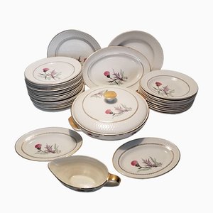 Ceramic Dinner Set from Manufacture d'Orchies, 1950s, Set of 37-EHL-621150