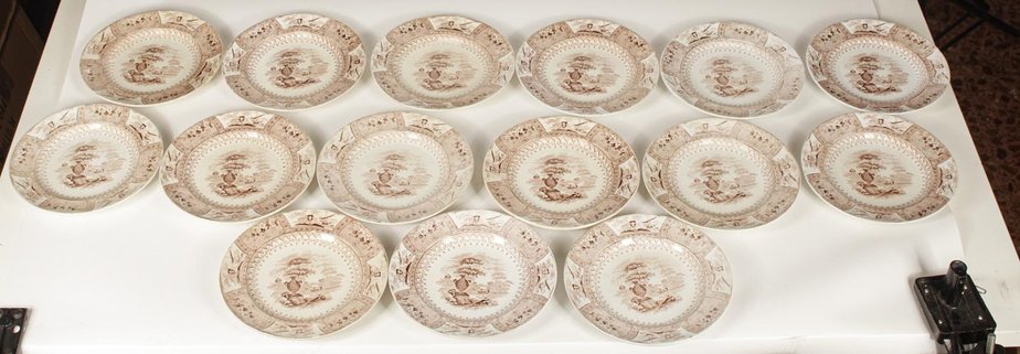 Ceramic Dinnerware Service by Thomas Mayer for Canova, Staffordshire, 1830, Set of 22-RAQ-820801